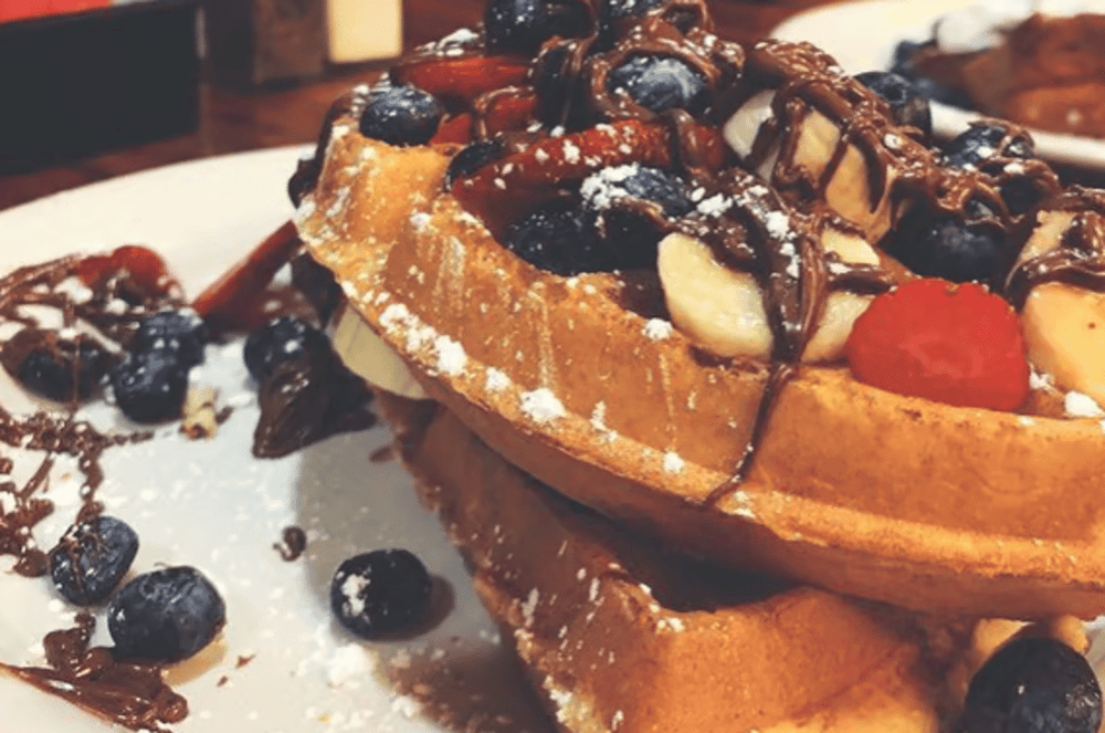 Nutella Waffle Sandwich