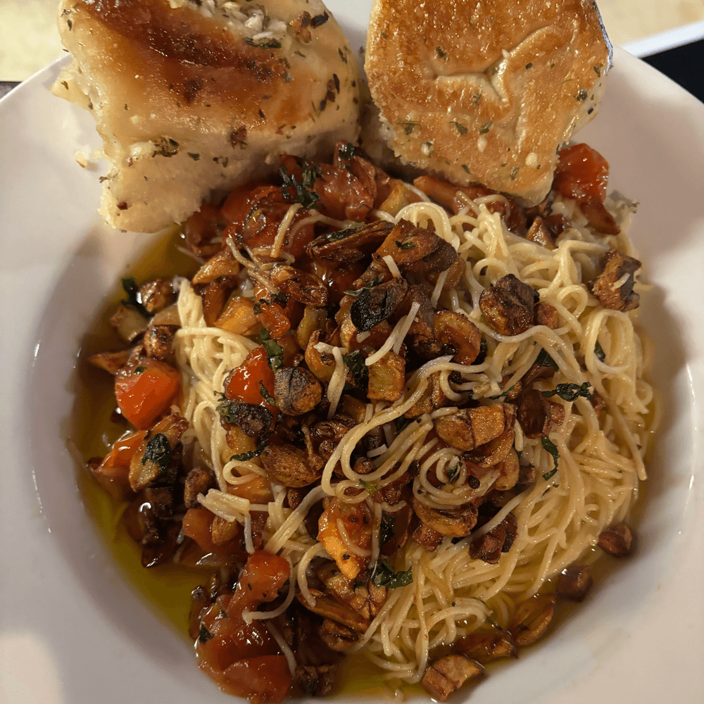 Angel Hair, Garlic & Oil