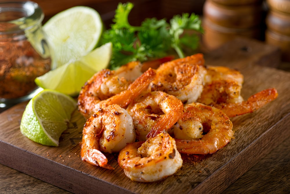 Camarones a la Parrilla