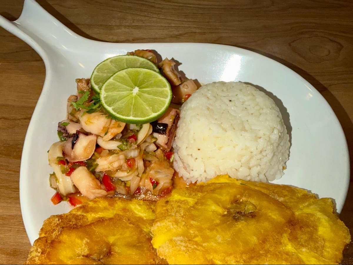 Seafood Ceviche Lunch Special / Especial de Ceviche de Mariscos