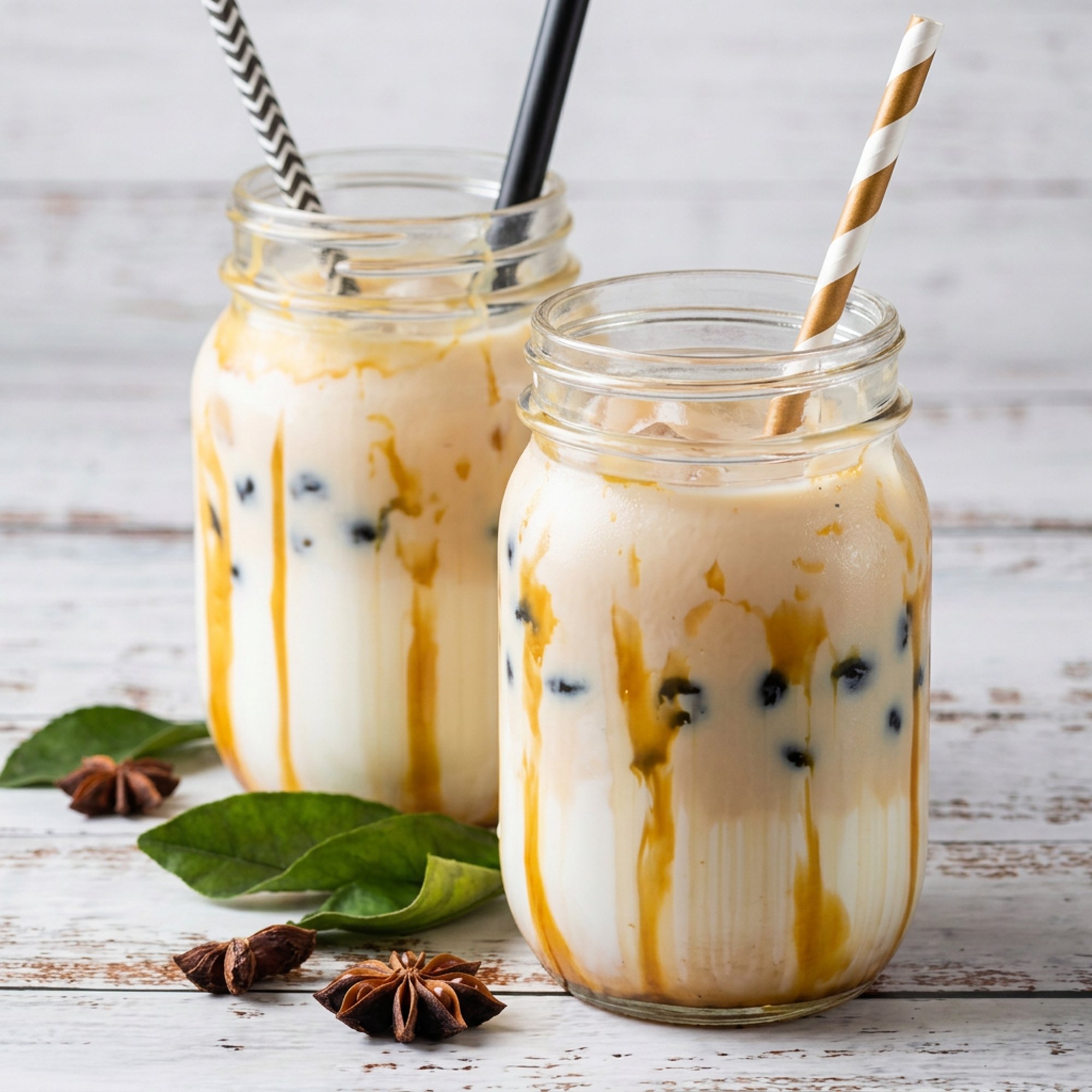 Honey milk tea