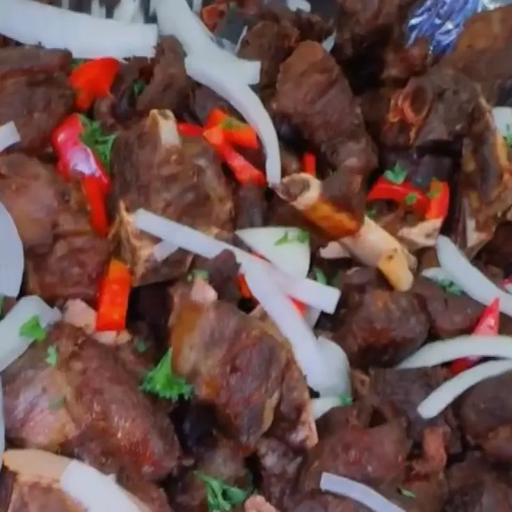 Fried Goat