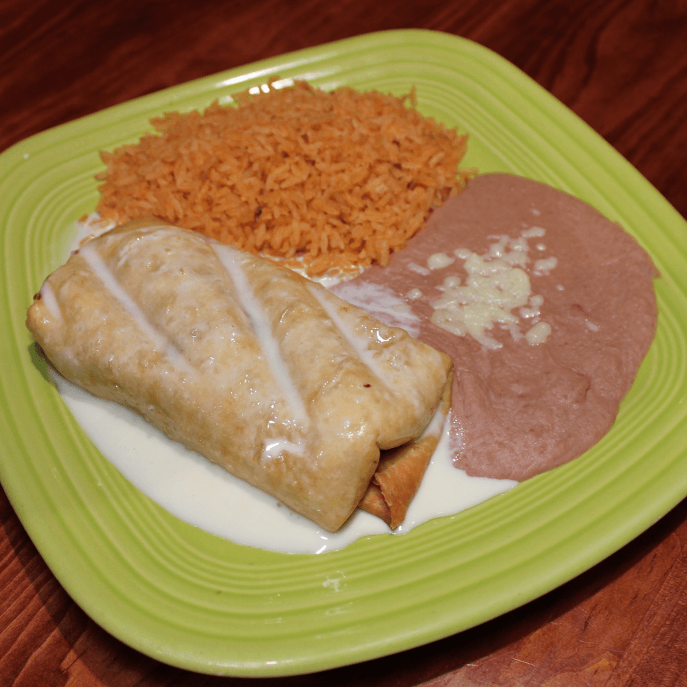 Shredded Chicken Chimichanga