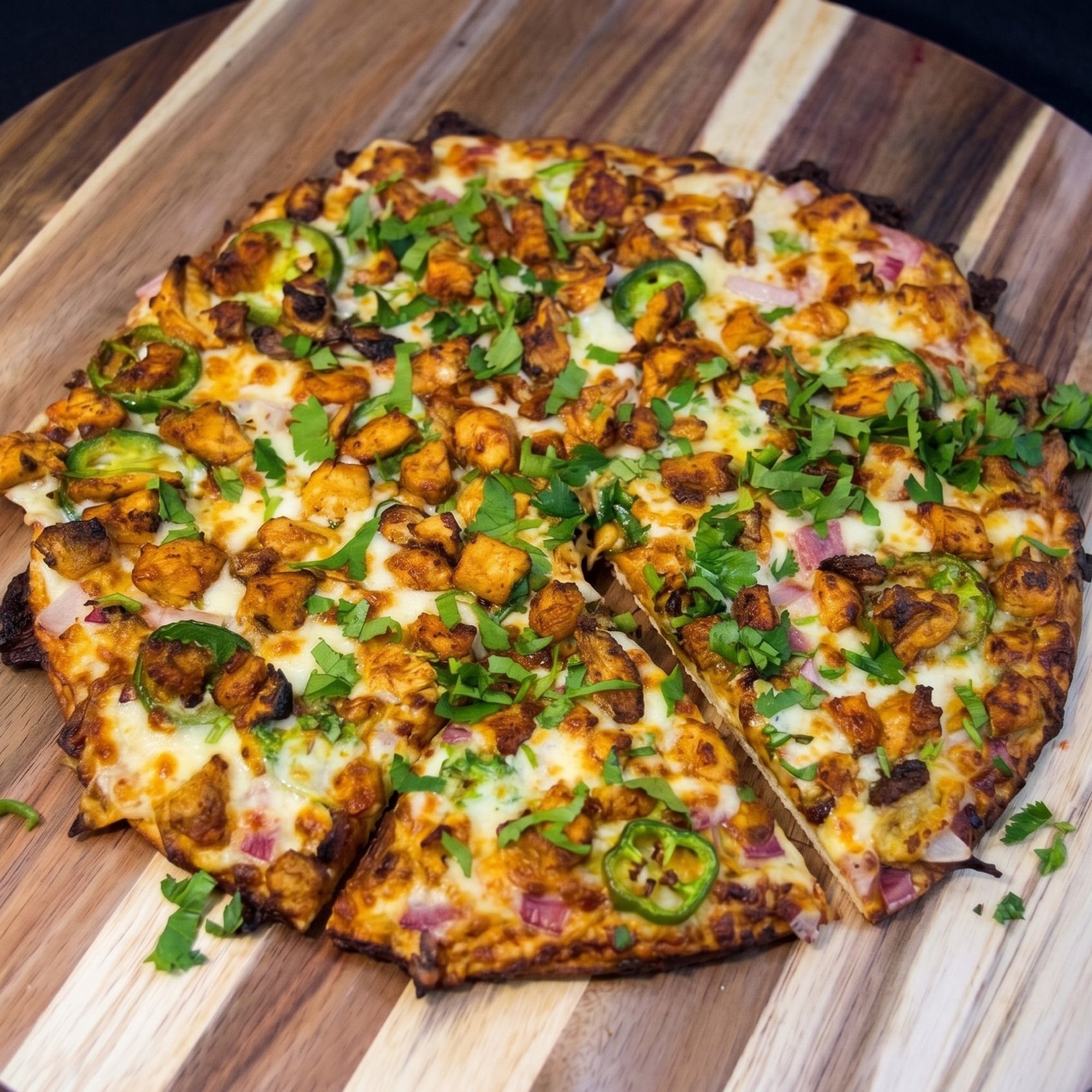 Alfredo Chicken Pizza