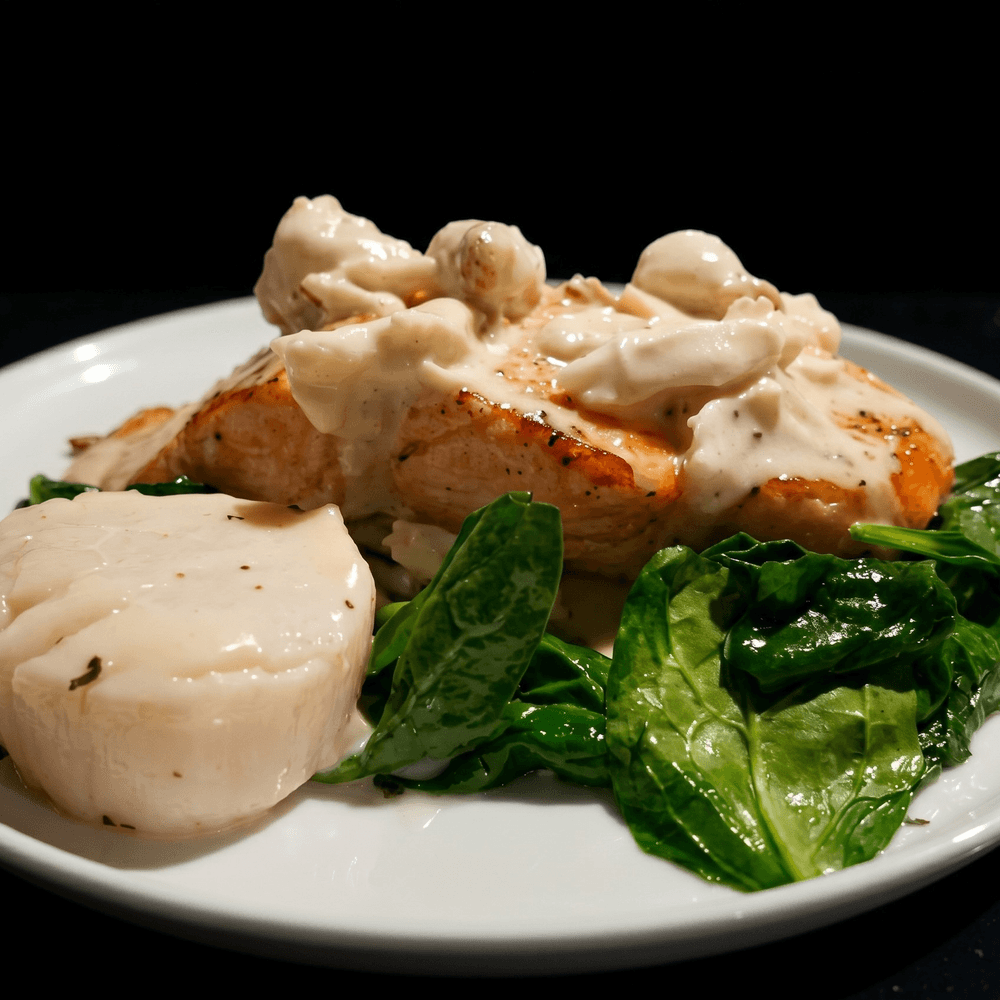 Salmone Con Spinaci