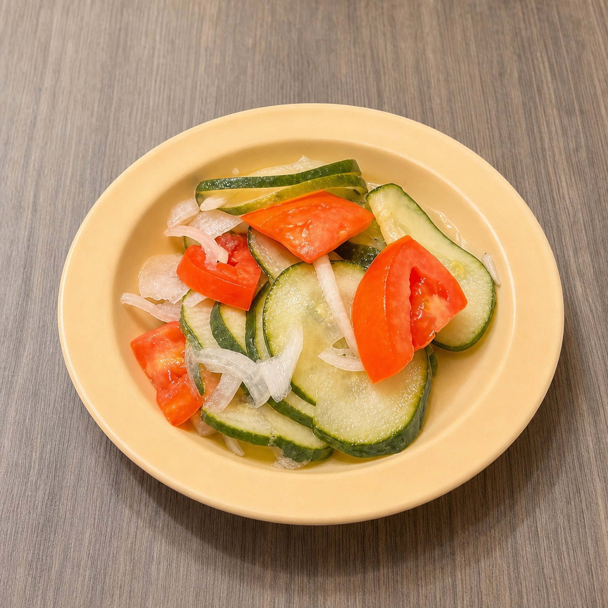 Cucumber Onion Tomato Salad