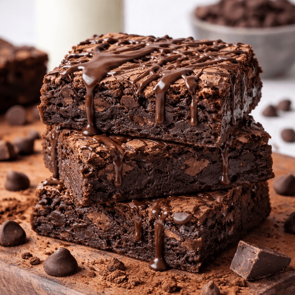 Double Fudge Chocolate Brownie