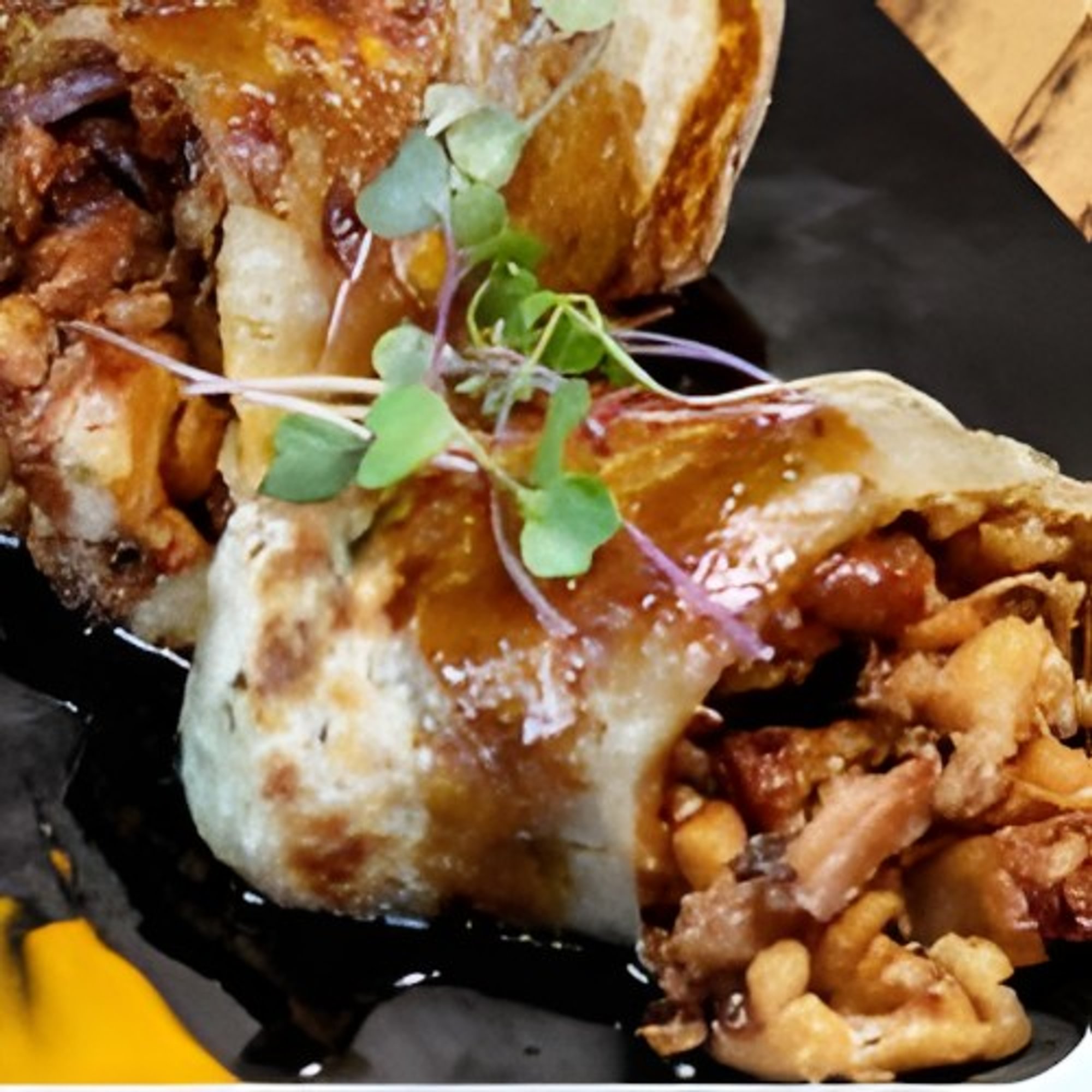 Scallion Pancake - Choice of Crab or Chashu Pork