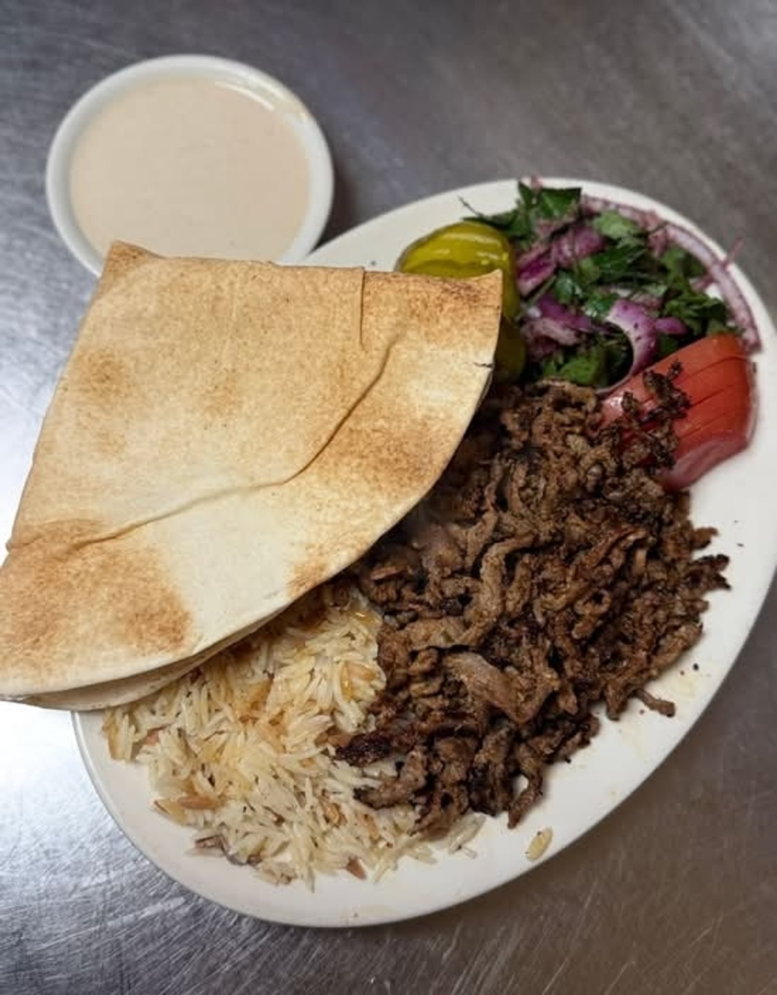 Beef Shawarma Plate