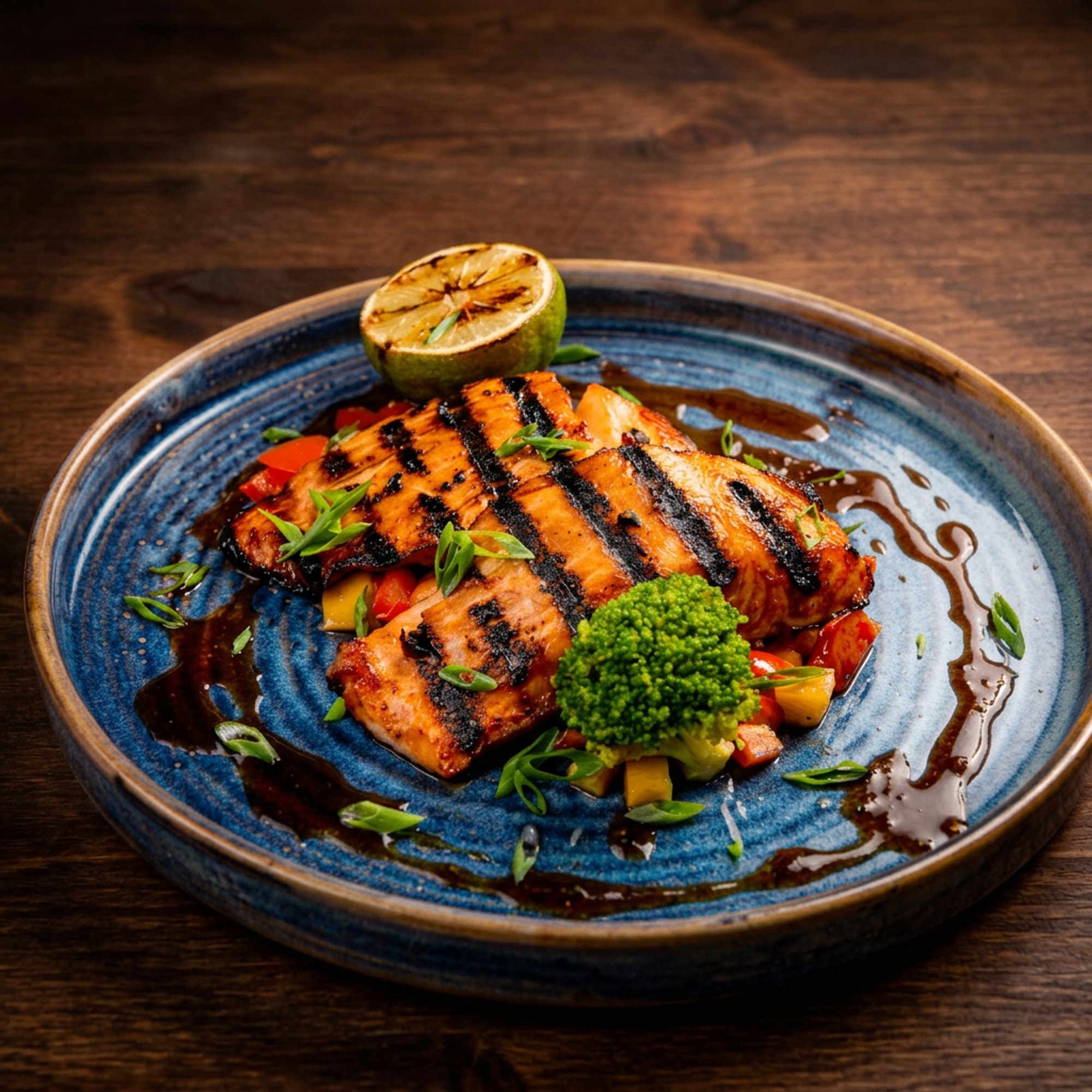 Grilled Tandoori Salmon