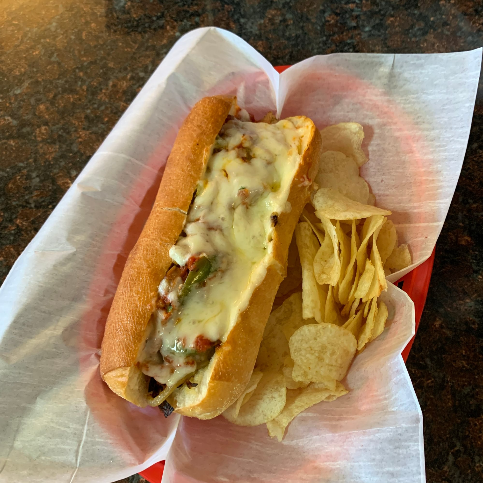 Sausage Parmigiana Sub