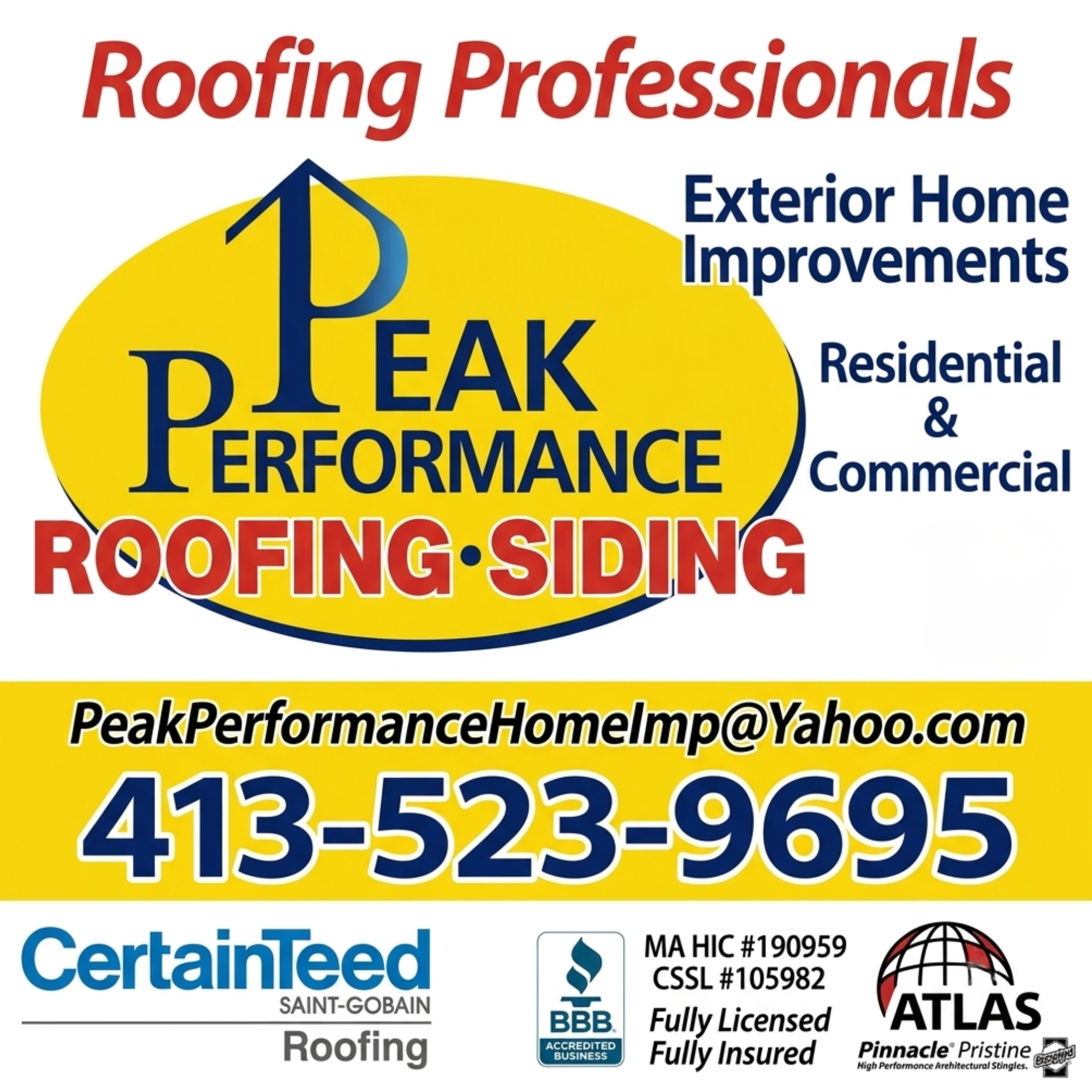Peak Performance Exterior Home Improvement Inc