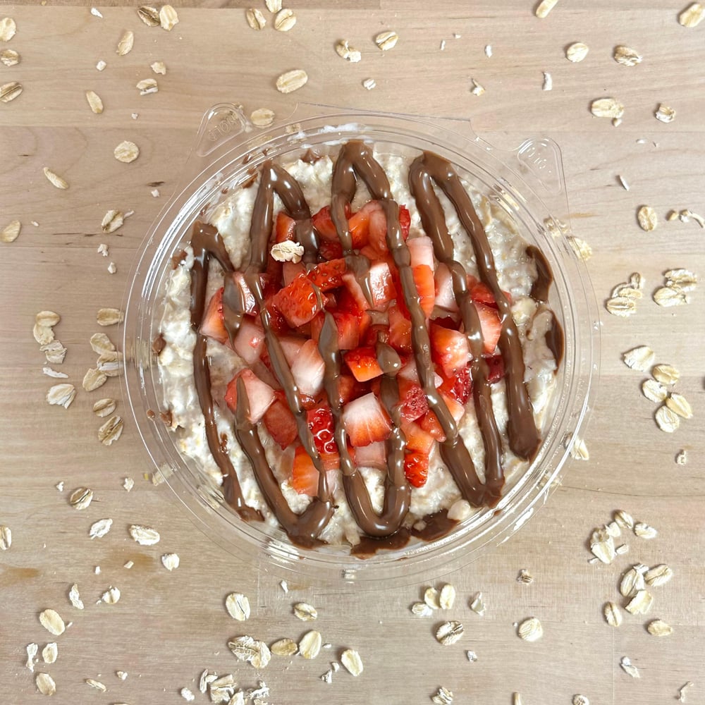 Strawberry Nutella Oats
