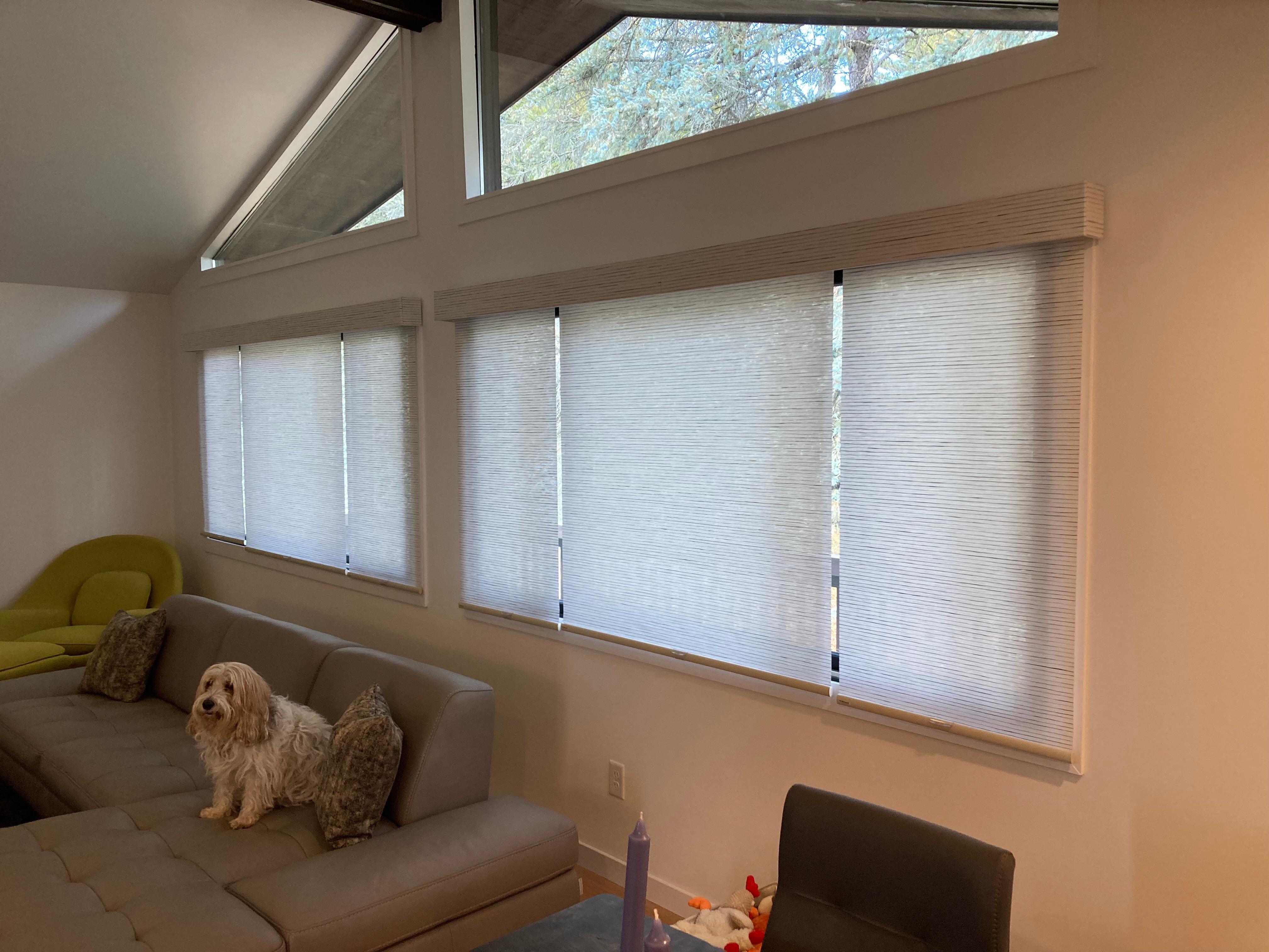 Roller shades with fabric wrapped valances