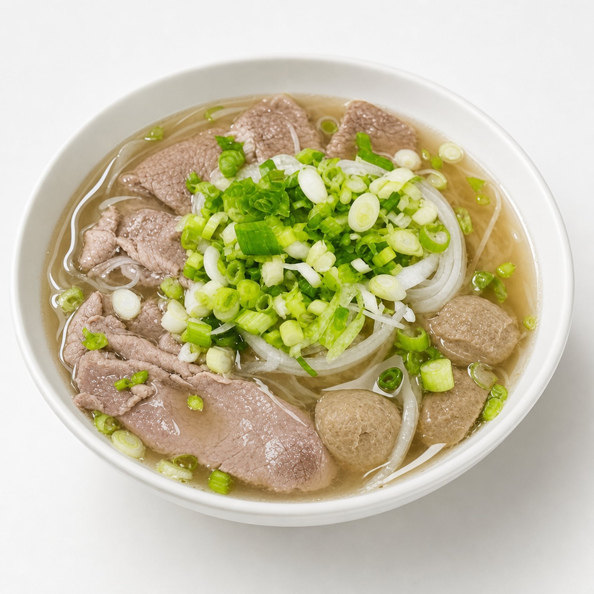 16. Phở Tái Nam (Sliced Beef W/ Brisket & Beef Balls)