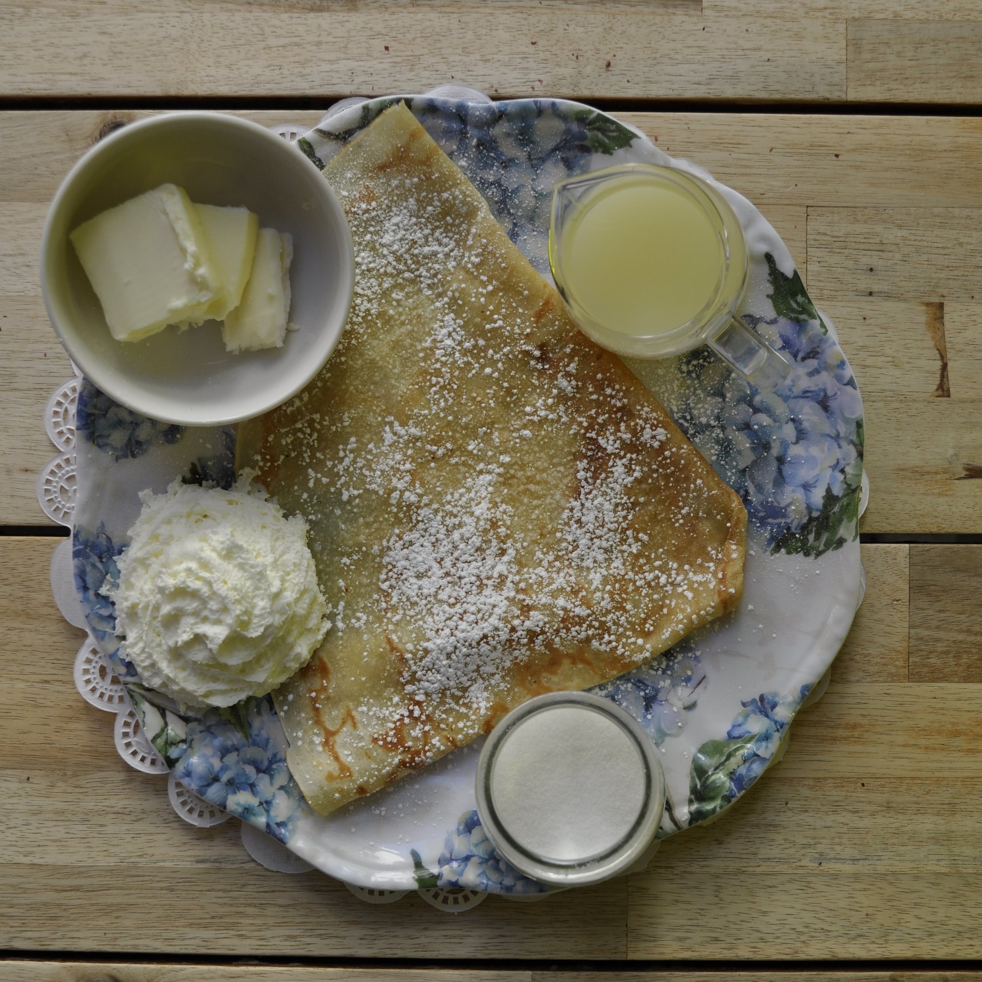 Lemon and Sugar Crepes