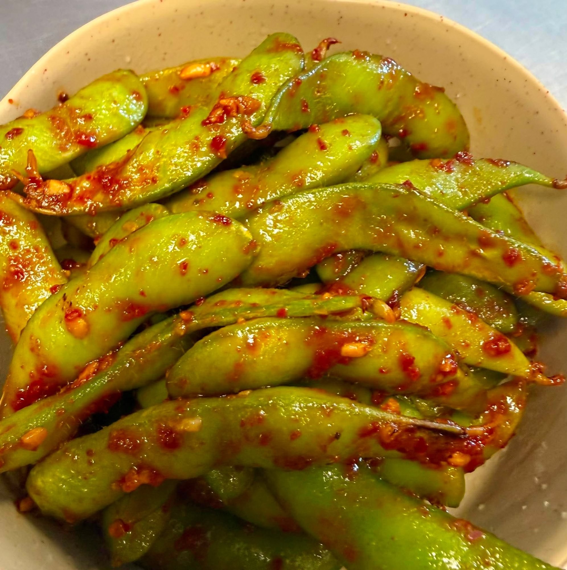 SPICY EDAMAME