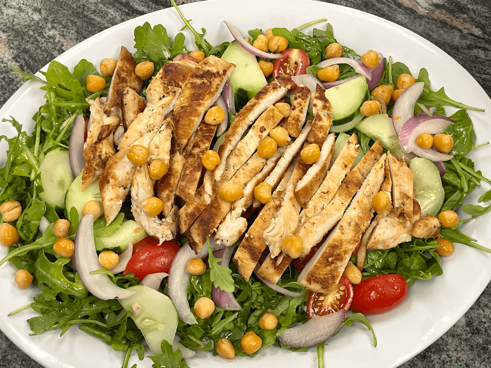Grilled Chicken Arugula Salad