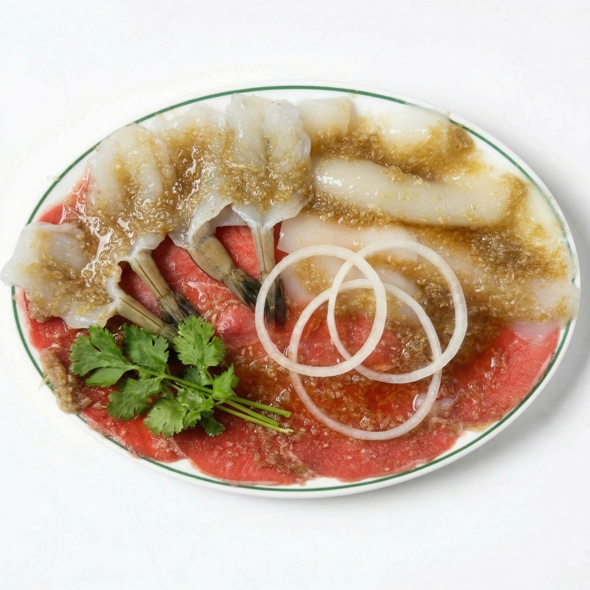 Shrimp, Squid & Beef/Tôm, Mực & Bò Nướng Vị
