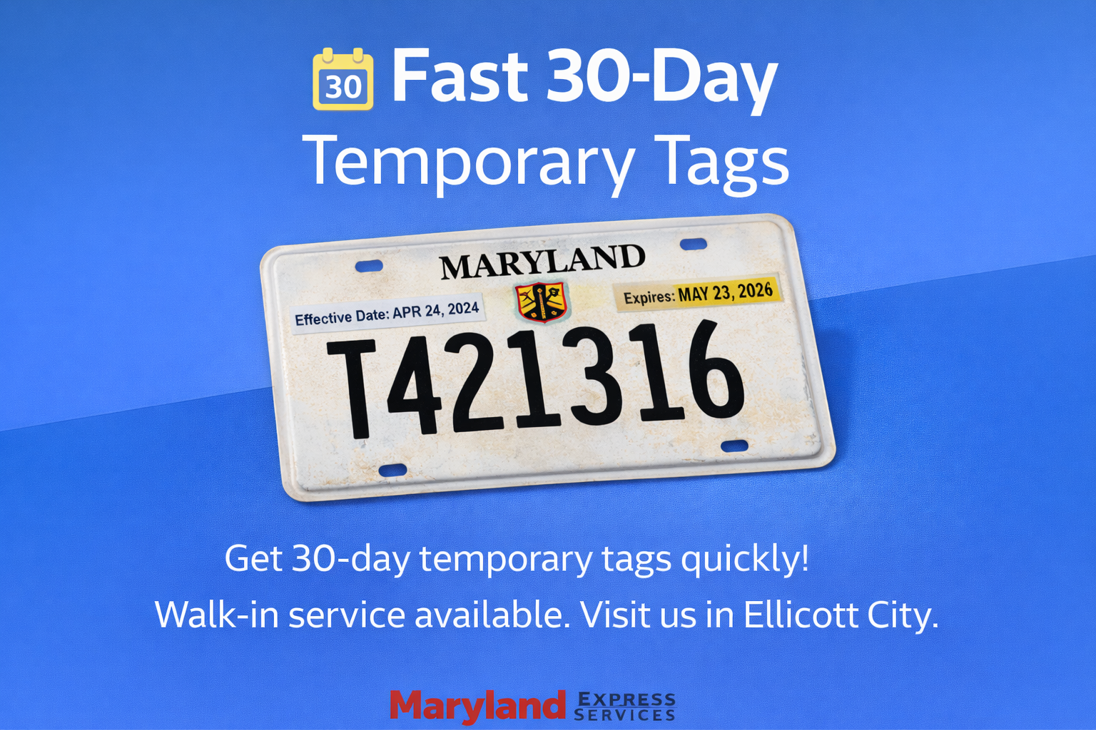 Temporary Tag Assistance