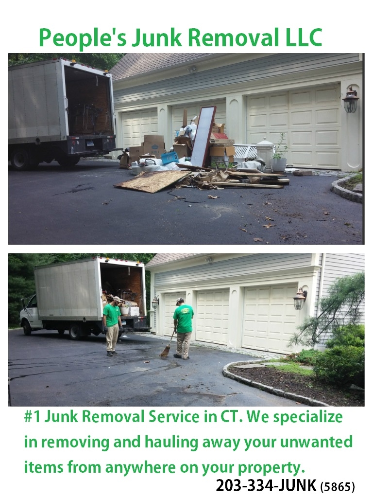 Removing junk from driveway / Before & After