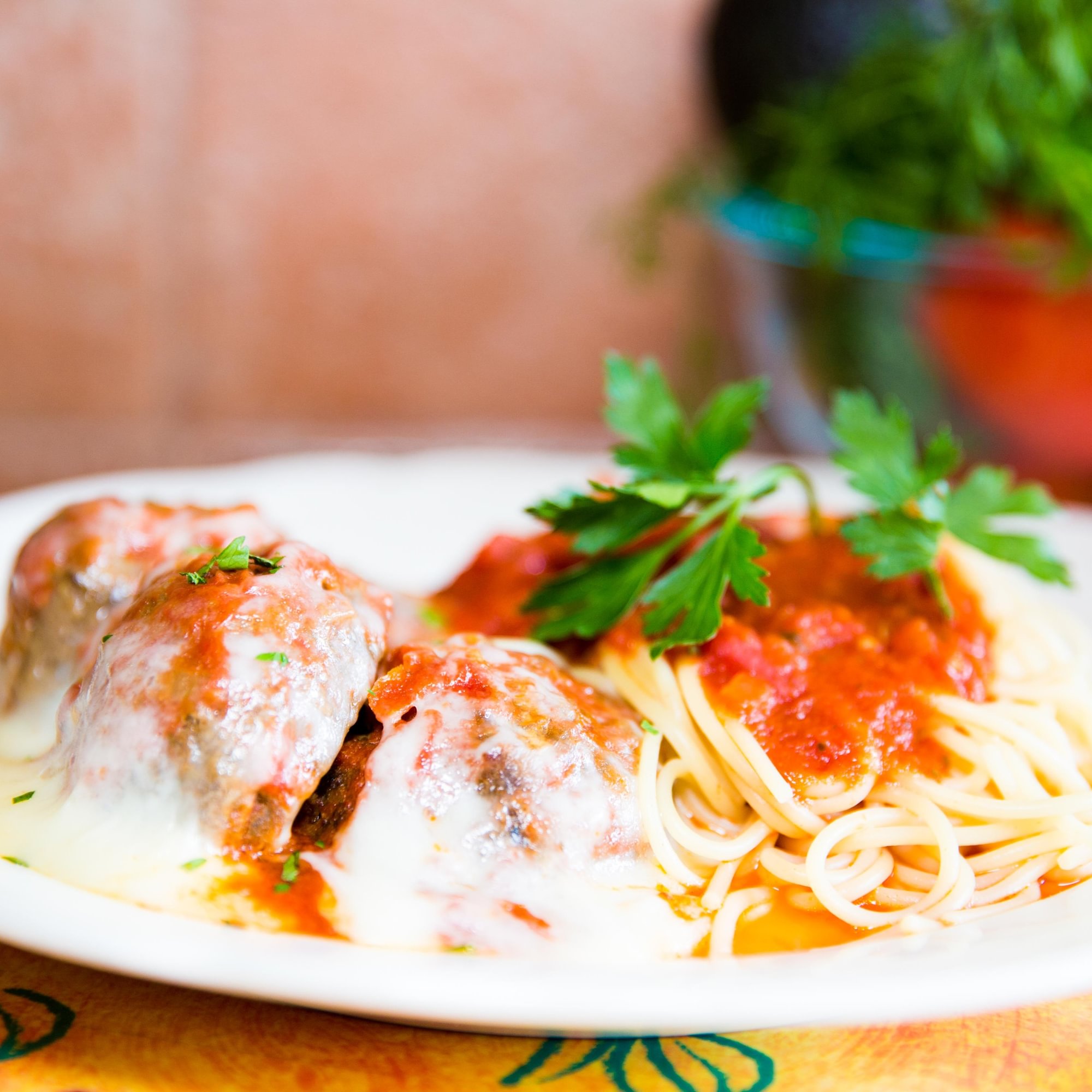Meatball Parmigiana