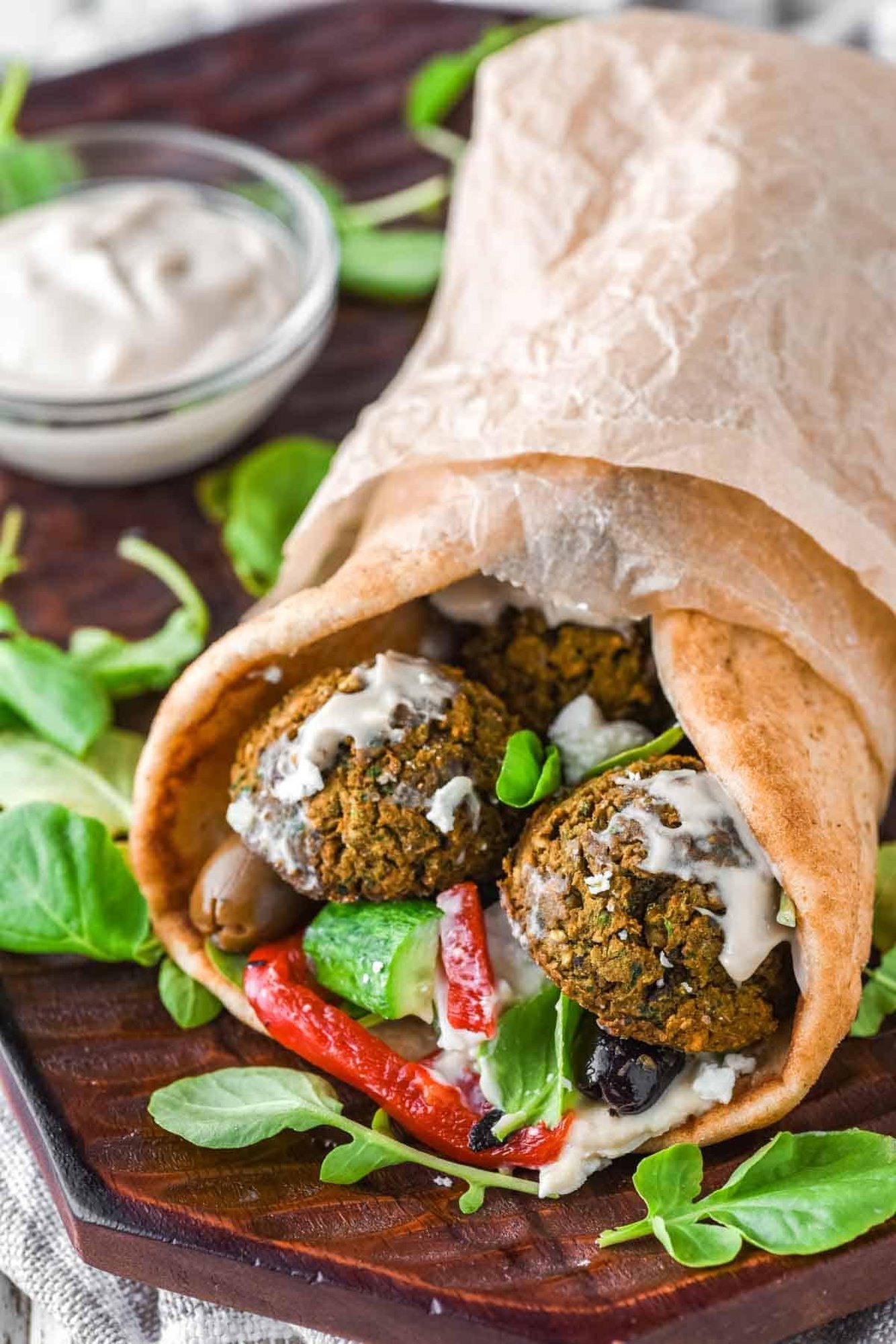 The Falafel Wrap (Vegetarian)