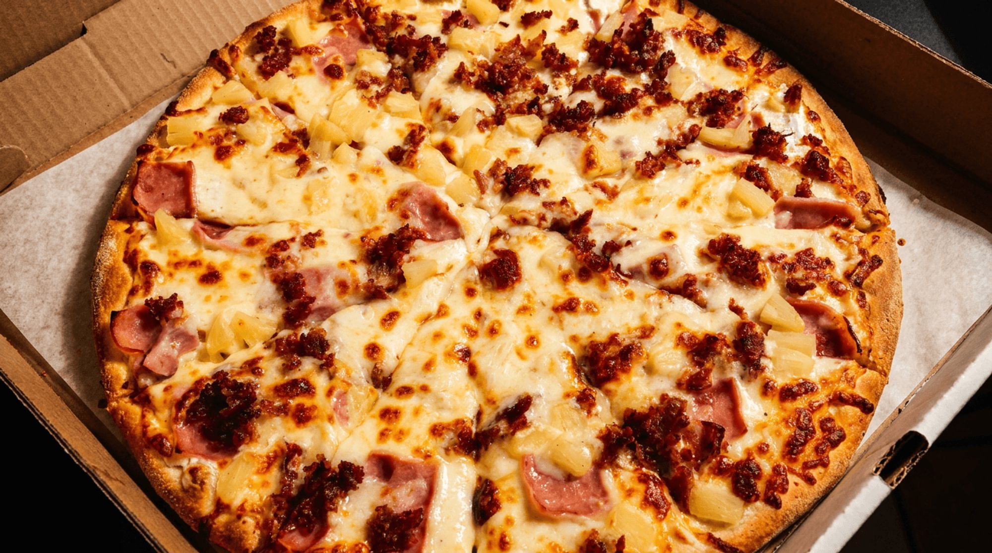 Hawaiian Pizza Slice