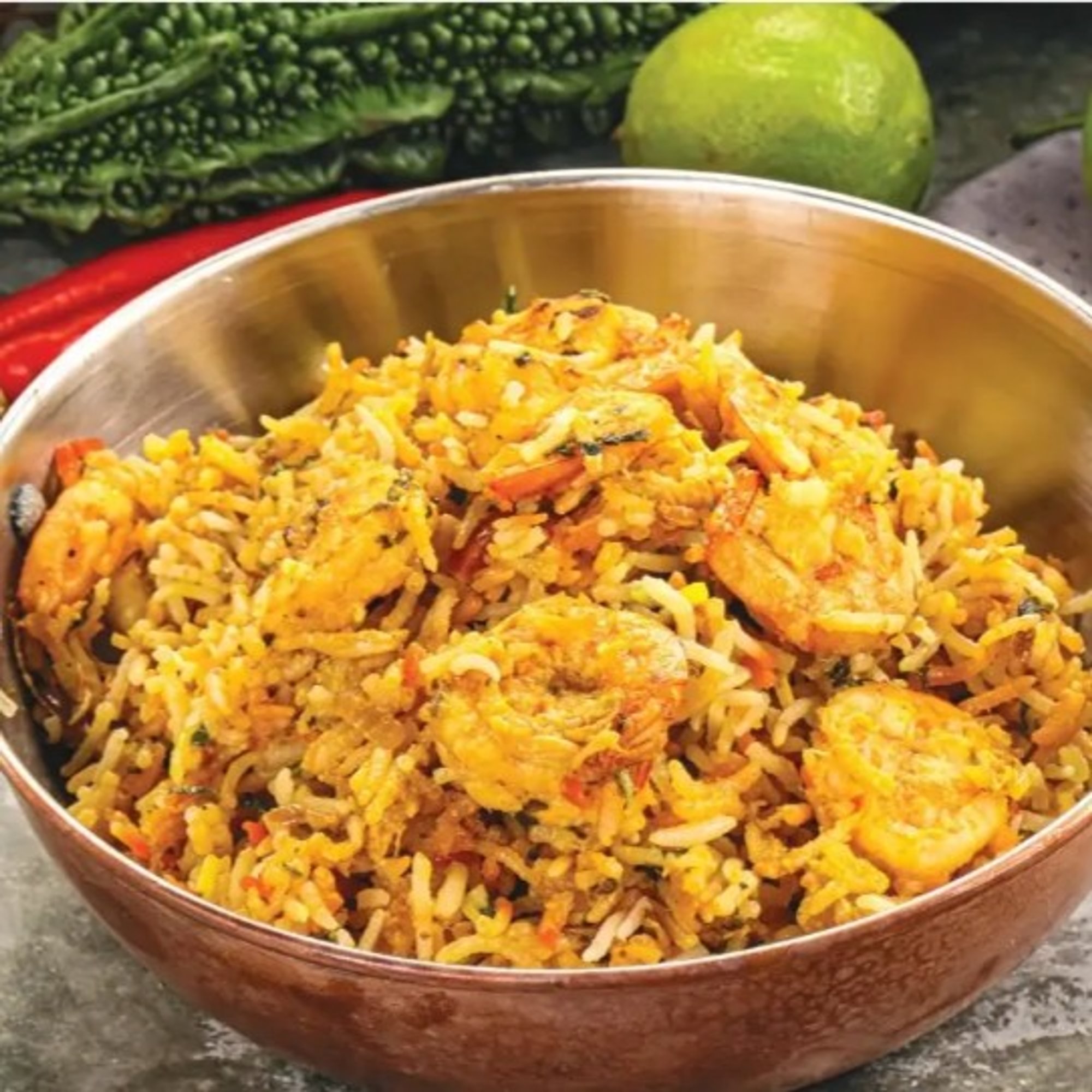 Shrimp Dum Biryani