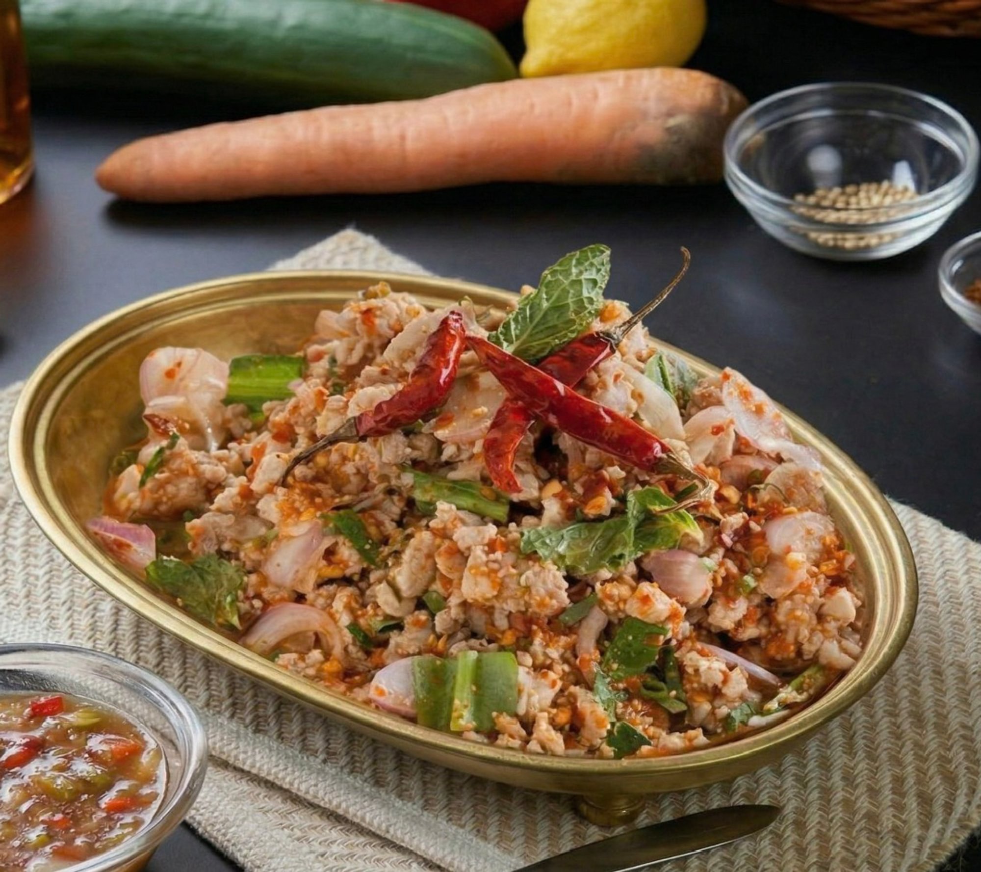 Nam Tok Kai (Grilled Chicken Salad)
