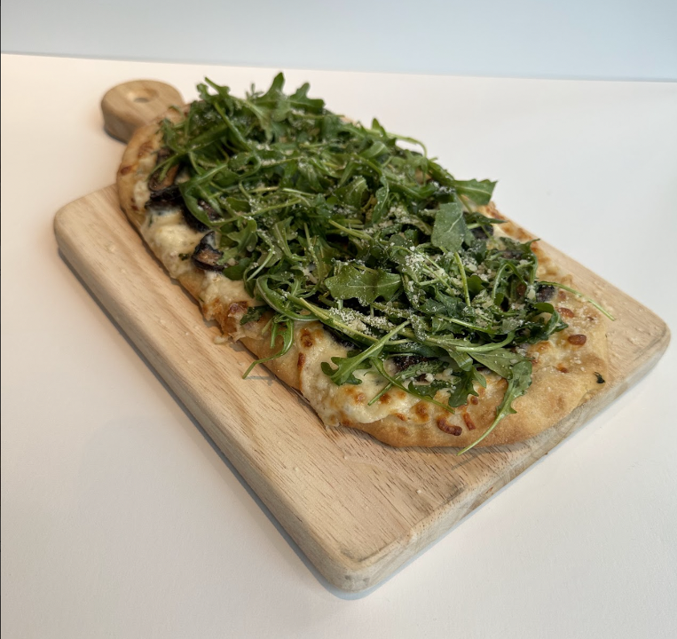 Mushroom and Arugula Flatbread