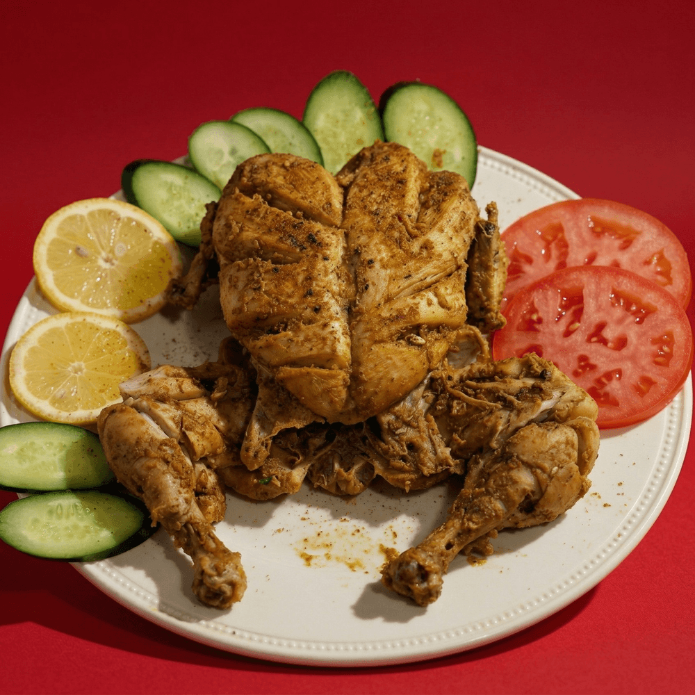 Steamed Roast Chicken Whole
