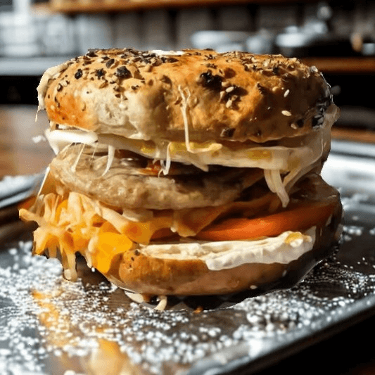 Deluxe Bagel Sandwich