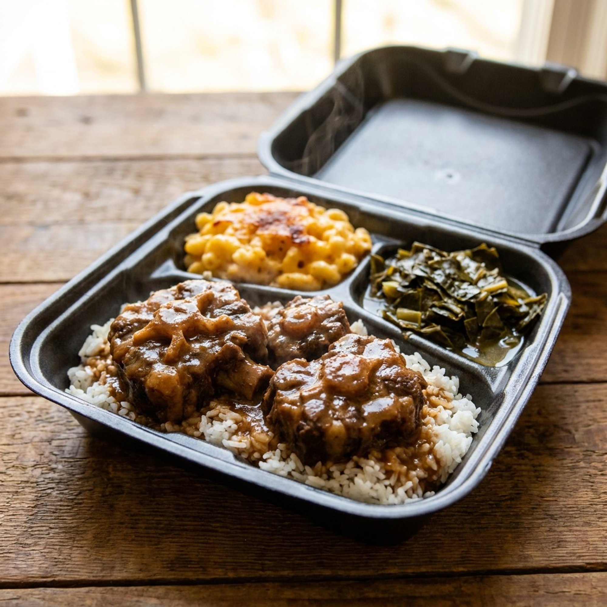 Oxtails Heritage Plate