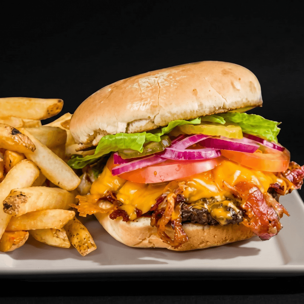 The Bacon Cheddar Burger