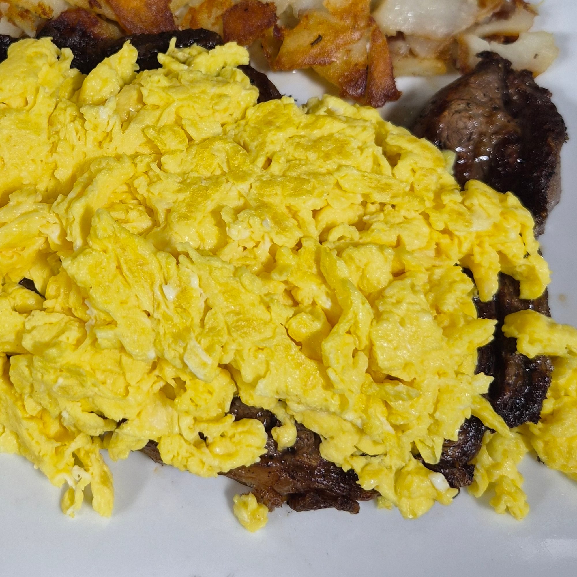 Rib Eye Steak and Eggs