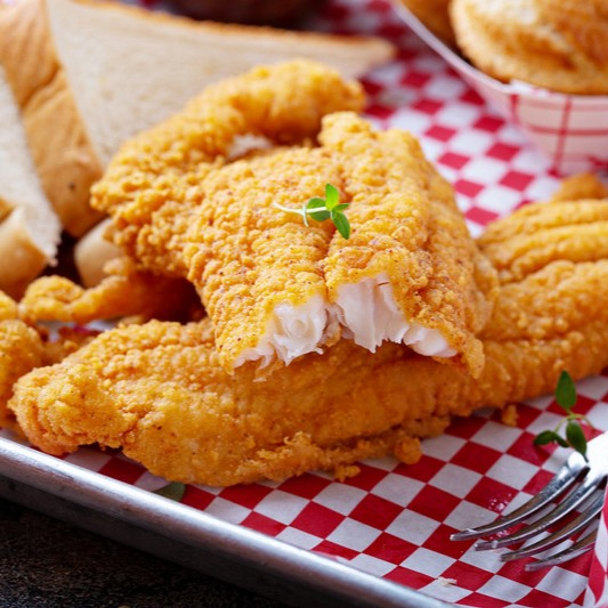 Louisiana Fried Catfish Dinner