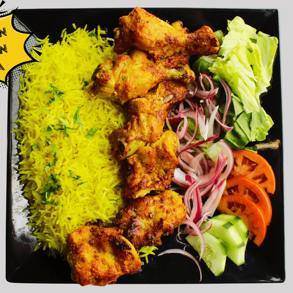Chicken Tikka Bone-In Platter