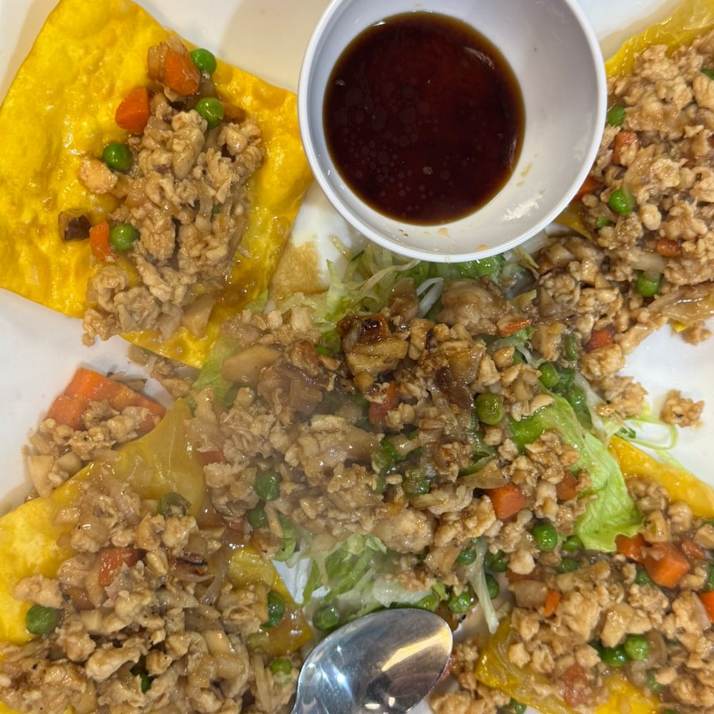 Chicken wanton tacos (4 pieces)