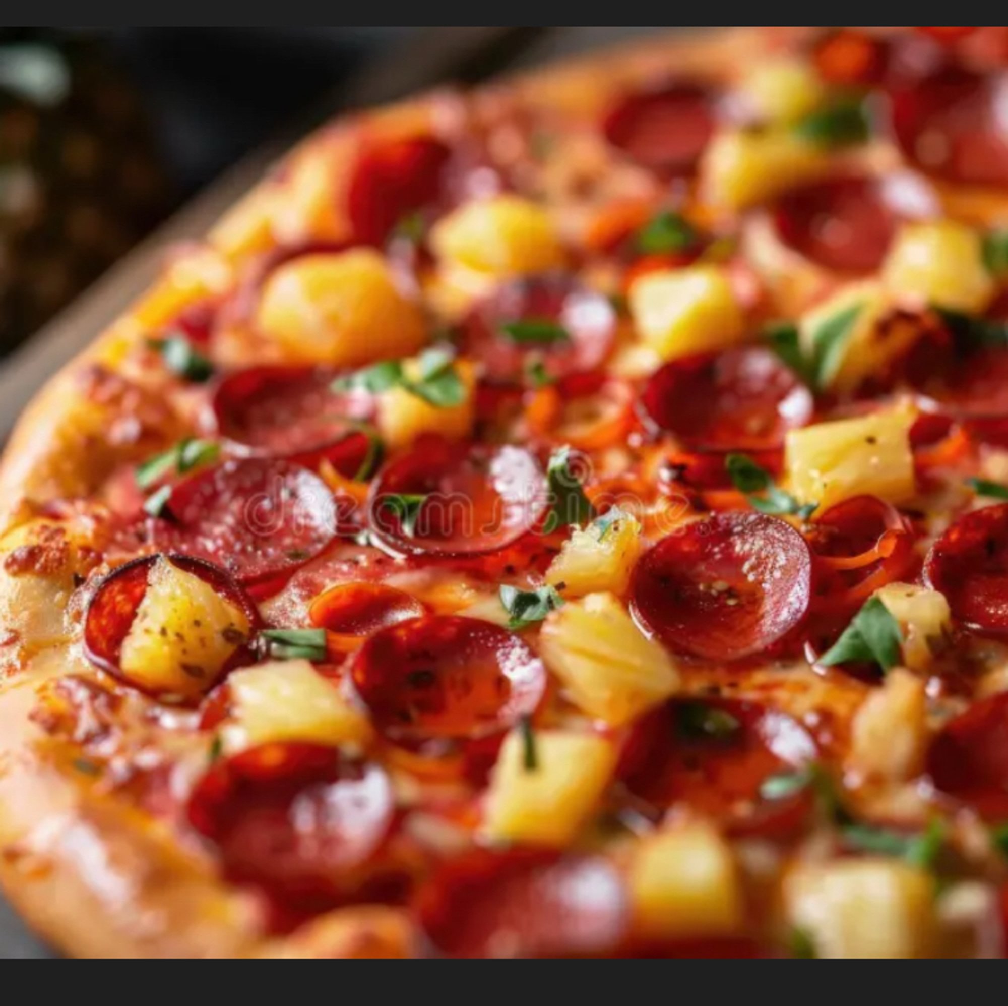 The Mad Hawaiian Pizza