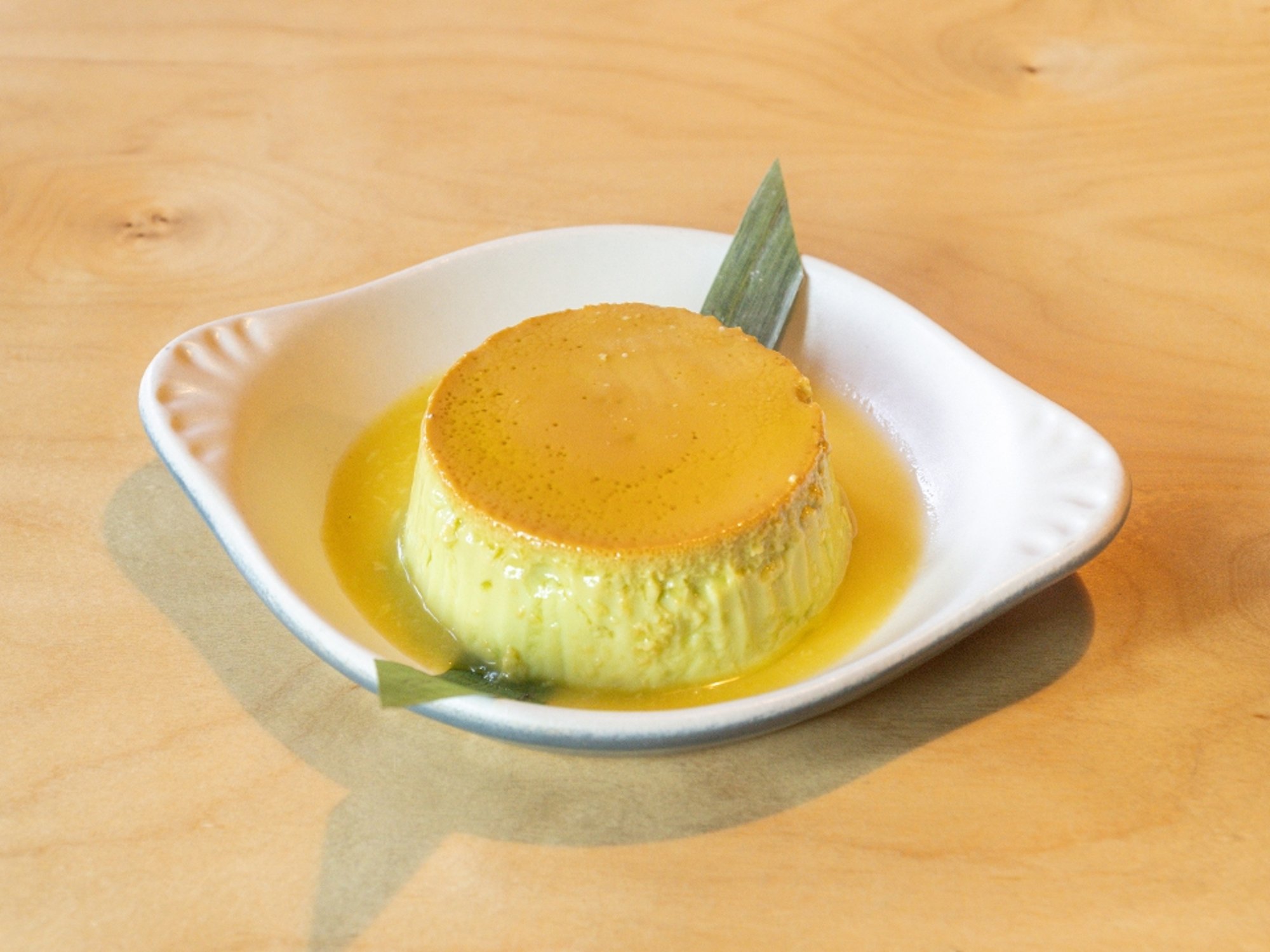 Buko Pandan (Coconut) Flan