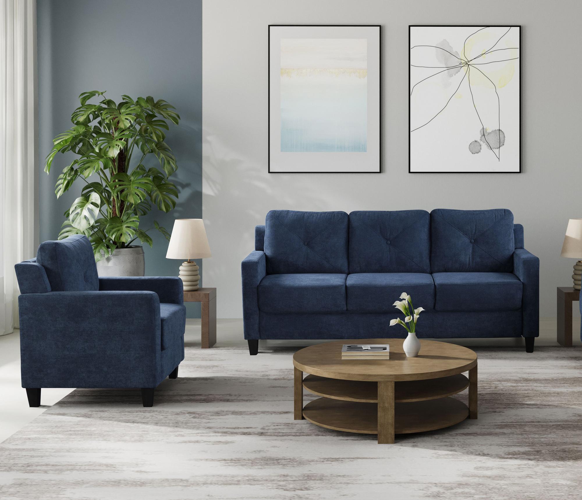 Horatio Sofa & Chair - Navy