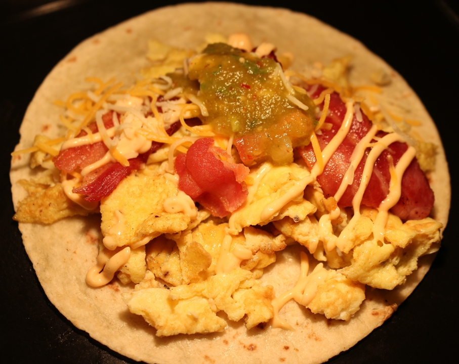 Breakfast Bacon Taco