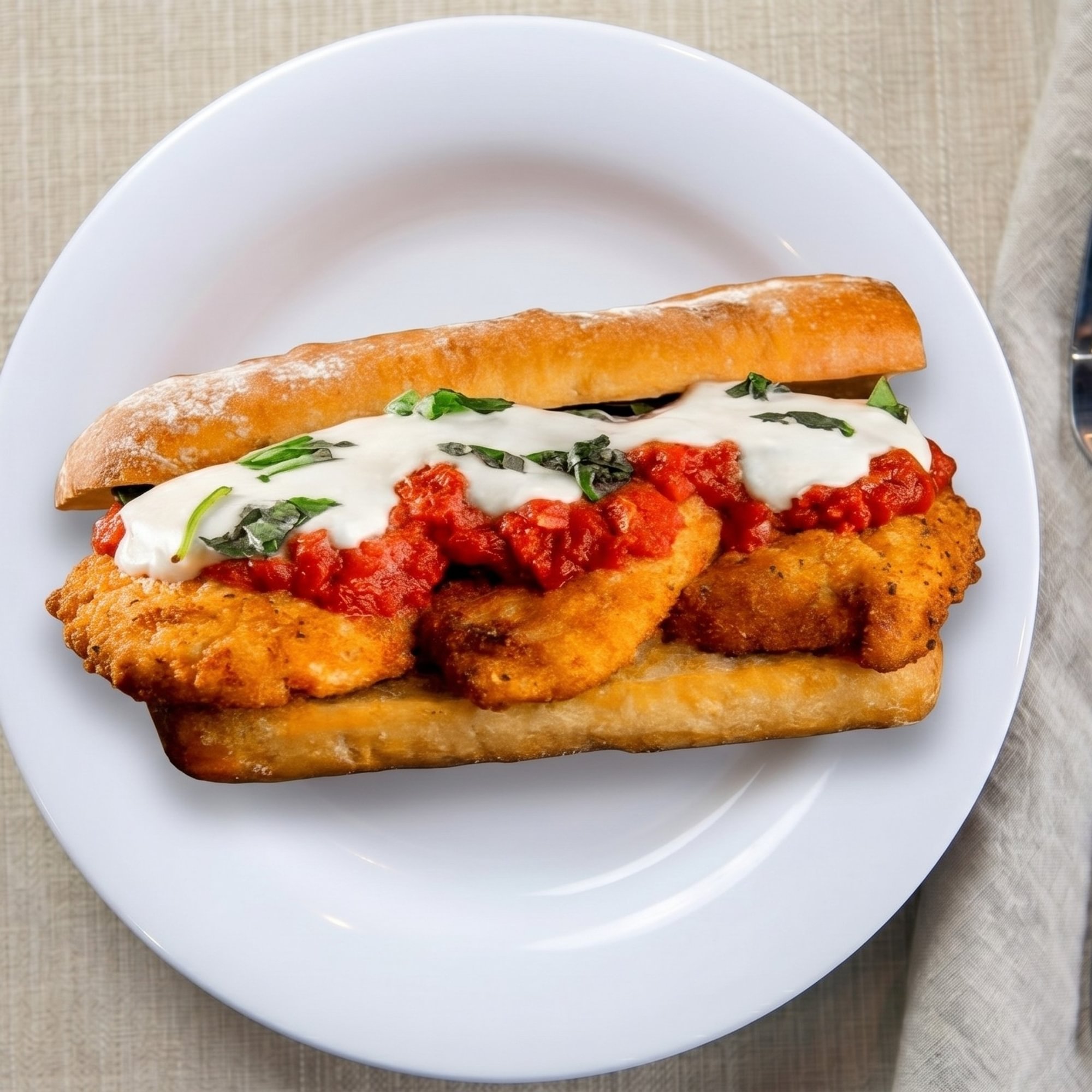 Chicken Parmesan Sandwich