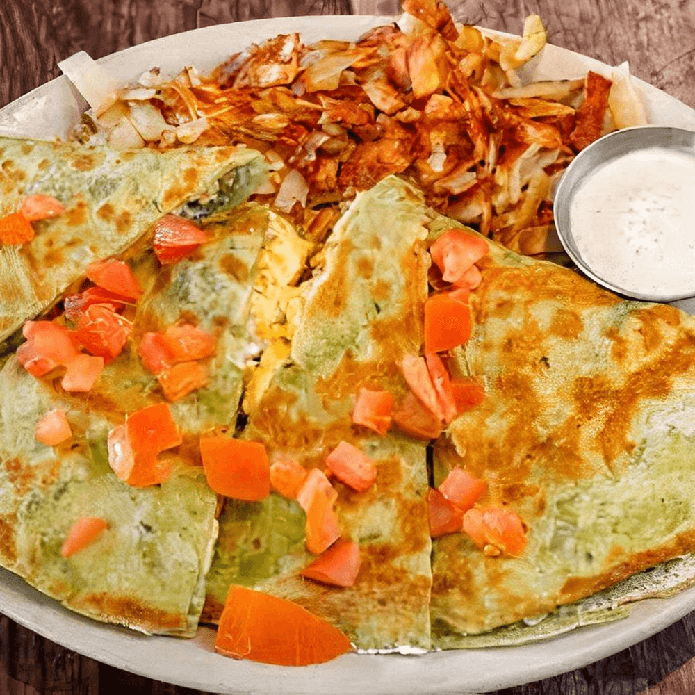 Smoked Salmon Breakfast Quesadilla