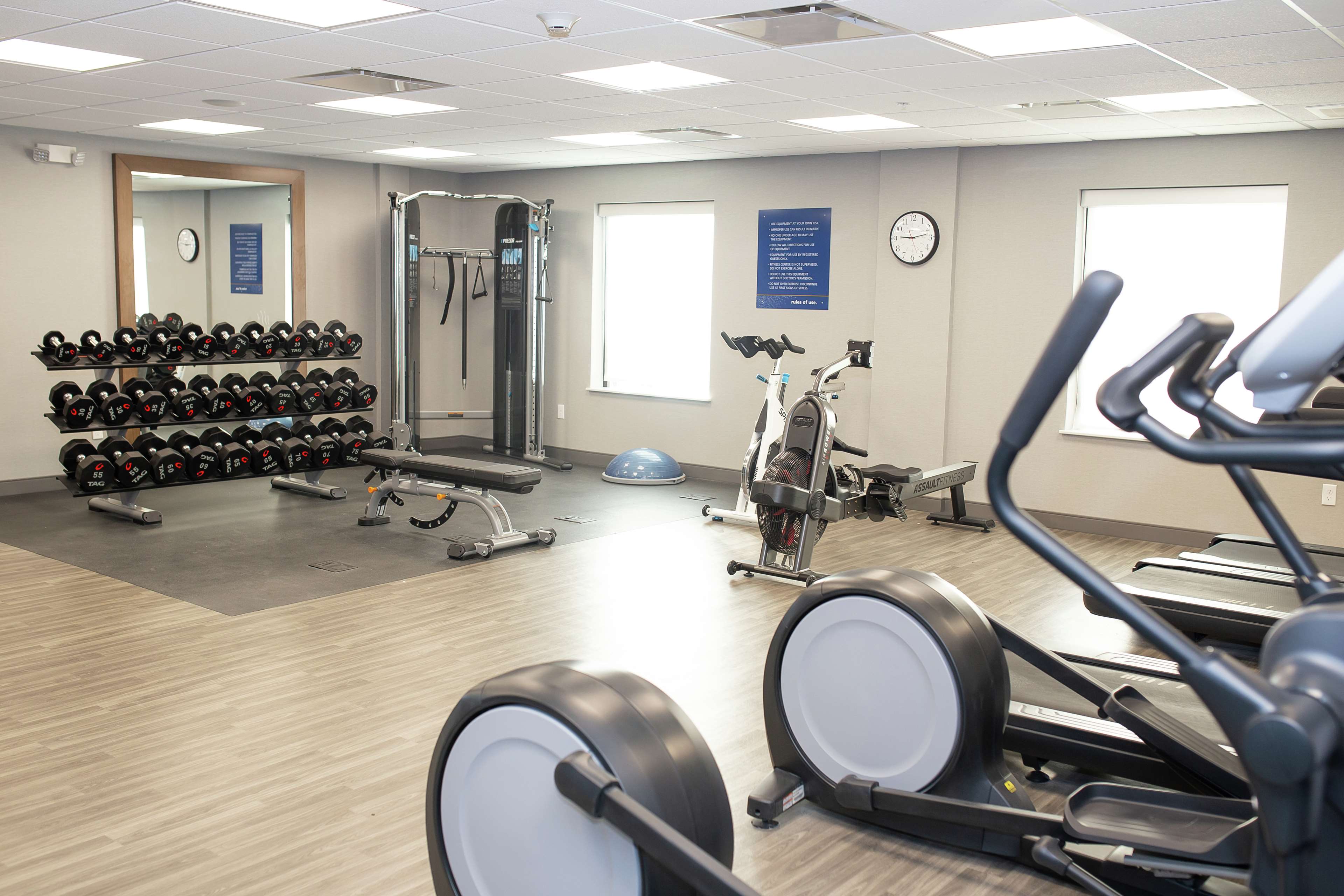 Health club  fitness center  gym