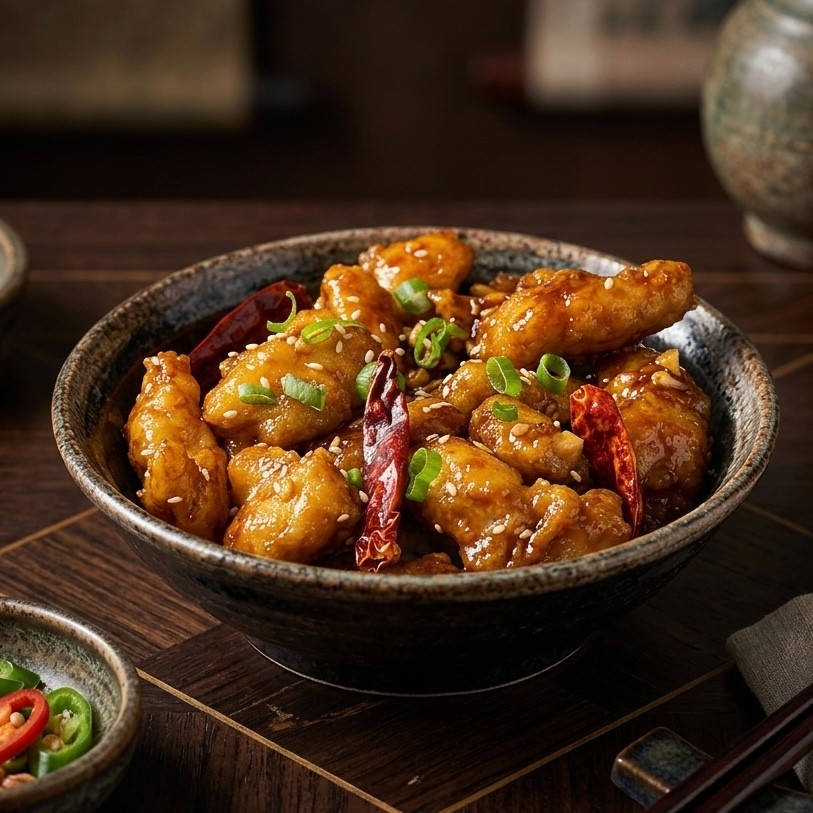Orange Chicken Rice Bowl