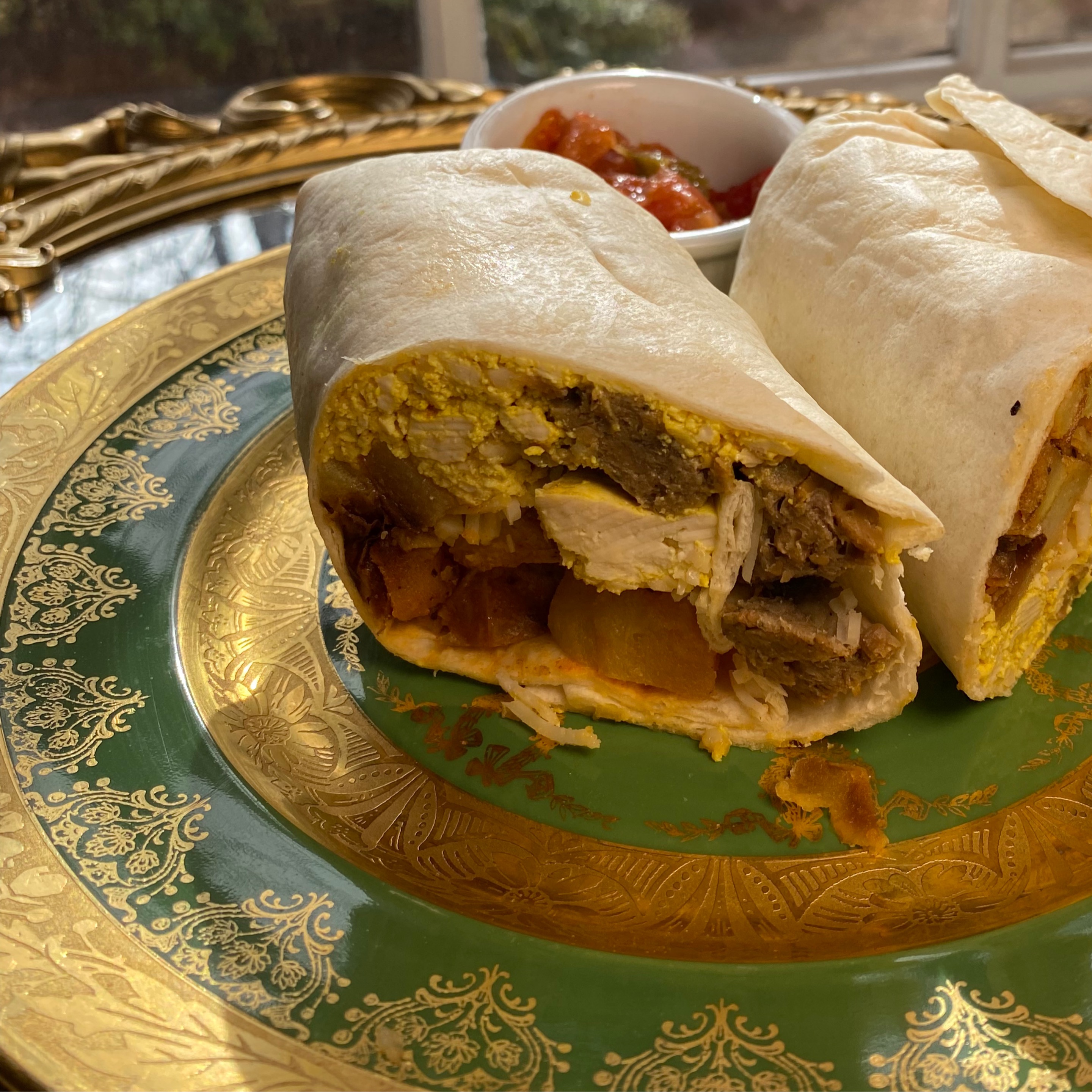 Vegan Sausage Breakfast Burrito