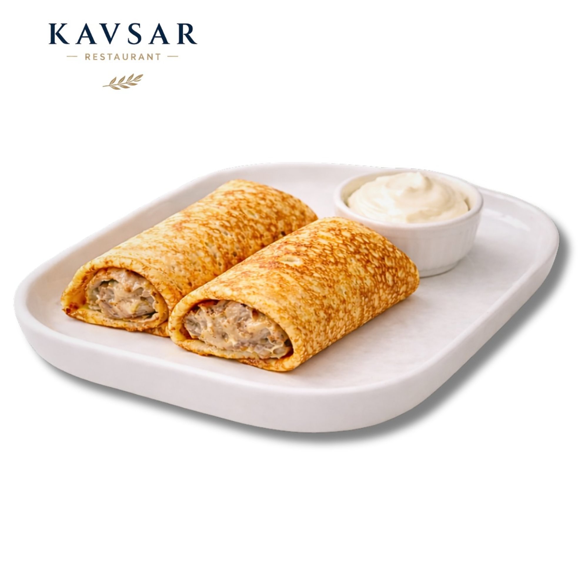 Stuffed Crepes (2 Pcs)