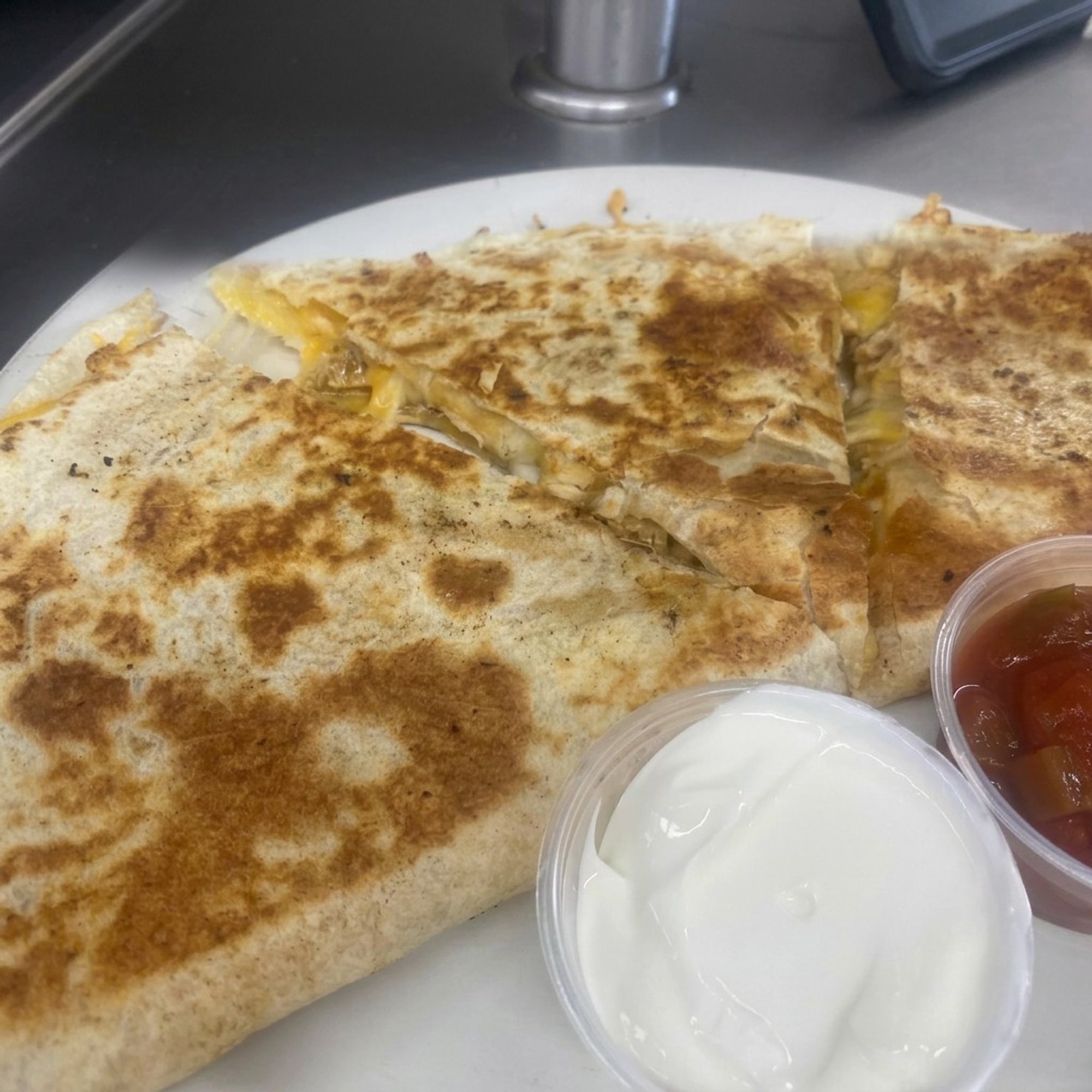 Chicken & Cheese Quesadillas
